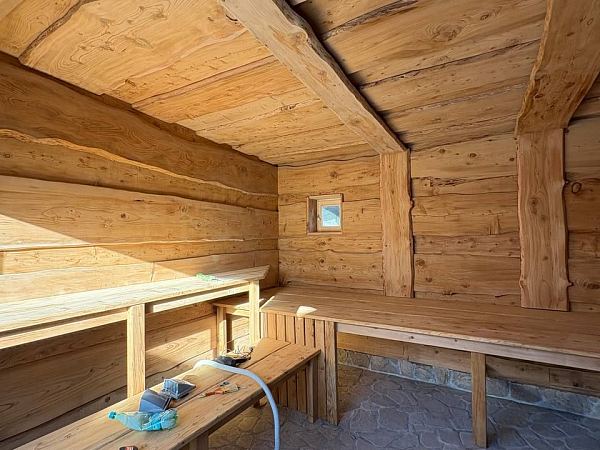 Баня из термо гималайского кедра в Красной Поляне