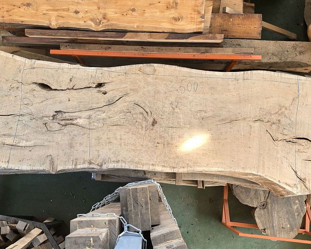 English oak slab